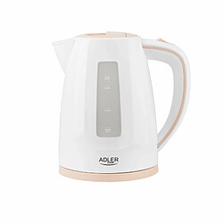 Avis Bouilloire et Théière Adler AD 1264 Blanc Noisette Acier inoxydable Plastique 2200 W 1,7 L