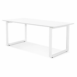 Acheter Paris Prix Bureau Design Ribaila 180cm Blanc