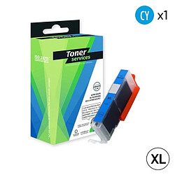 TONER SERVICES Compatible Canon 571XL Cartouche Cyan 0332C001 (C571XLC) 