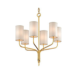 TROY LIGHTING Chandelier Juniper 6x40W E14 Or