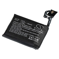 vhbw batterie compatible avec Apple Watch A1976, Series 4 44mm smartwatch montre bracelet fitness (290mAh, 3.82V, Li-Polymère) 