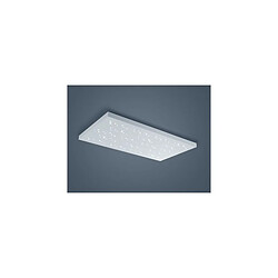 Lumière Semi Plafonnier LED Moderne 48W Blanc Mat 3000-6000K Télécommande