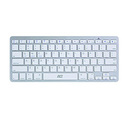 Act Editions ACT AC5605 clavier Bluetooth AZERTY Belge Blanc 