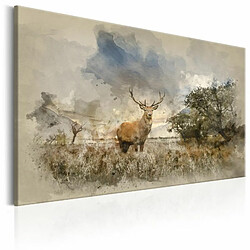 Paris Prix Tableau Imprimé Deer in Field 60 x 90 cm