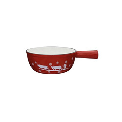 Table And Cook Poêlon savoyard en fonte émaillée 24cm rouge frise alpage - 404090 - TABLEANDCOOK