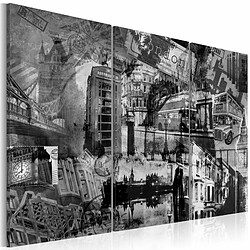 Paris Prix Tableau Imprimé 3 Panneaux L'essence de Londres 60 x 90 cm 