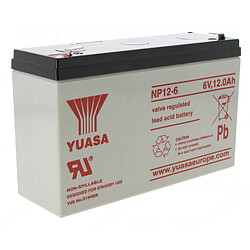 batterie 6 volts 1.2 ah - yuasa np12-6