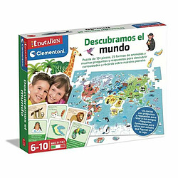 Puzzle Clementoni Descubramos el mundo 124 Pièces 37 x 28,1 x 5,5 cm ES 