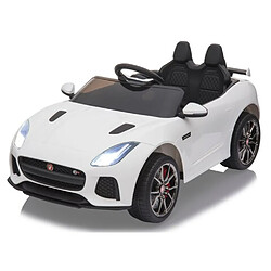 Jamara Ride-on Jaguar F-typee SVR blanc 12V 