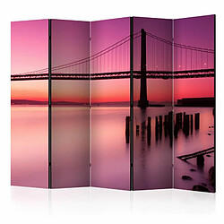 Paris Prix Paravent 5 Volets Purple Evening 172x225cm