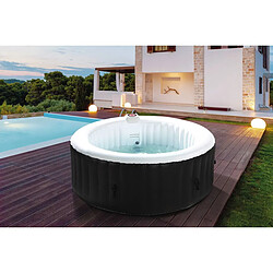 Habitat Et Jardin Spa gonflable Saint Tropez en PVC - 4 places - Noir