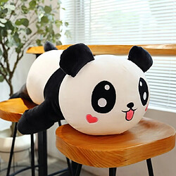 Universal 60 cm panda jouet géant panda peluche oreiller panda peluche animal peluche jouet pour enfant oreiller ï ¼(Le noir)