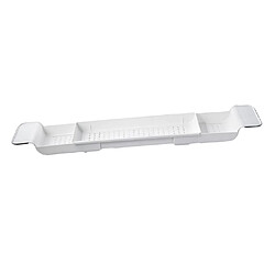 Baignoire Télescopique En Plastique Caddy Tub Organisateur De Support Antidérapant Non Toxique Support de plateau de baignoire antidérapant