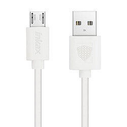 Chargeur Secteur + Câble Micro USB Smartphone 1A Inkax - Blanc