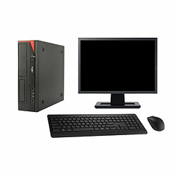 PC Fujitsu E520 DT Ecran 22" Intel G3220 RAM 4Go Disque 250Go Windows 10 Wifi - Occasion