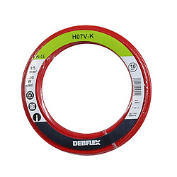 Debflex BOBINOT H07V-K 2,5 10M ROUGE