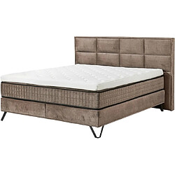 UB DESIGN Lit Hamton 6LD Boxspring 180x200 cm en Vogue 05 Stone 