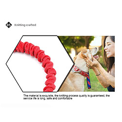 Avis Universal Cordon de traction pour chien Cordon de traction pour chien Collier pour chien moyen et grand Chien Haute élasticité Résistant à l'explosion Large chien Laine cordon élastique Laisse pour chien