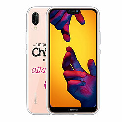 Evetane Coque Huawei P20 Lite Un peu chiante tres attachante souple silicone transparente