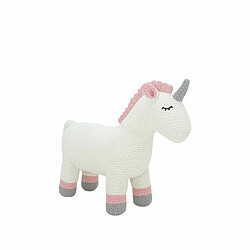 Jouet Peluche Crochetts AMIGURUMIS MINI Blanc Gris Licorne 46 x 36 x 16 cm