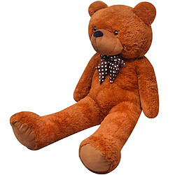 vidaXL Ourson en peluche XXL Marron 135 cm 