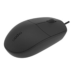 Rapoo Souris optique filaire "N100", Noir