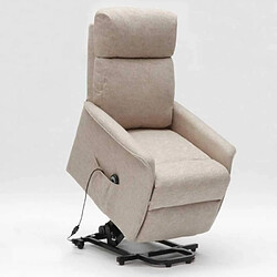 Acheter LE ROI DU RELAX Fauteuil Relax Électrique avec Système Releveur et Roulettes pour Personnes Agées Giorgia, Couleur: Beige