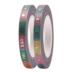 Rico 2 masking tapes fins date pastel