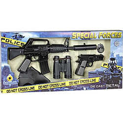 Wdk Partner - A1402396 - Jeu De Tir - Set Police - Fusil + Pistolet pas cher