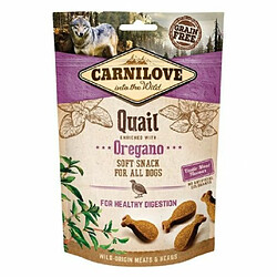 CARNILOVE Snack Semi-Moitié Caille & Origan - Friandise pour chien avec caille et origan - 200 g