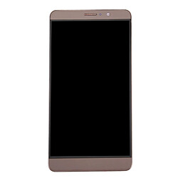 Wewoo Pièce détachée pour Huawei Mate 9 or écran LCD + tactile Digitizer Assemblée avec cadre moka