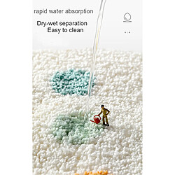 Acheter LUUCOZK Tapis de bain antidérapants absorbants à séchage rapide pour salle de bain - Coloré-50x80cm