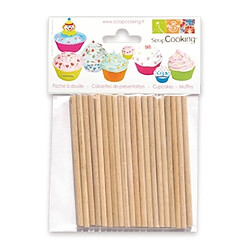 Bâtonnets pour sucette et cake pops - Scrapcooking 