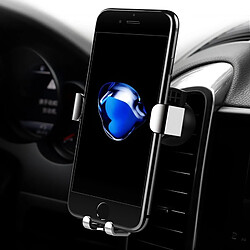 Wewoo Support Holder gris pour iPhone, Galaxy, Sony, Lenovo, HTC, et autres Smartphones Ball Joint Gravity Air Vent Porte-téléphone de voiture, pas cher