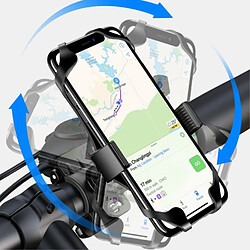 Muvit Support téléphone pivotant universel pour guidon de vélo