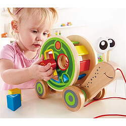 Hape Escargot roulant avec jeu de formes