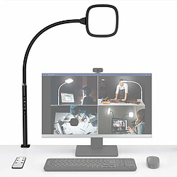 Vendos85 Lampe de Bureau LED à Pince 20W noir 