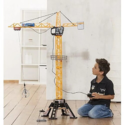 Dickie Toys Grue géante filoguidée 120cm jaune - Univers miniatures - Travaux publics - DICKIE 