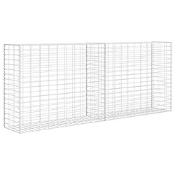 vidaXL Panier de gabion Acier inoxydable 85x30x200 cm