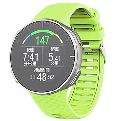 Wewoo Bracelet pour montre connectée Polar Vantage V Silicone Smart Watch de remplacement Vert 