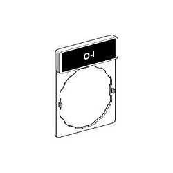 Schneider Electric porte étiquette - standard - 30 x 40 - etiquette 8 x 27 - 0-i - schneider zby2178 