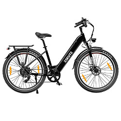 Vélo électrique ESKUTE ES-28-LJ, moteur 250 W, batterie 36 V 20 Ah, 28 x 1,75' Pneus, vitesse maximale de 25 km/h, autonomie de 120 km, SHIMANO 7 vitesses- Noir 