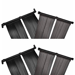 vidaXL Panneaux solaires de chauffage de piscine 4 pcs 80x620 cm