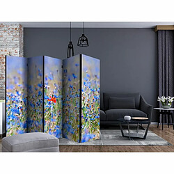 Paris Prix Paravent 5 Volets A Sky Colored Meadow Cornflowers 172x225cm