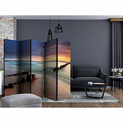 Paris Prix Paravent 5 Volets Beach Sunrise 172x225cm