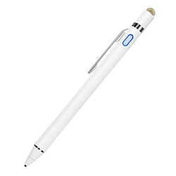 Stylet pour écrans tactiles Stylet actif rechargeable iPad Pencil 2 en 1 stylo numérique à pointe fine compatible avec iPhone/téléphone Android/iPad/ipad Air/iPad Pro/tablettes Samsung/etc.