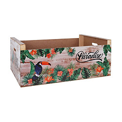 Boîte de rangement Confortime Paradise Bois (58 x 39 x 21 cm) 