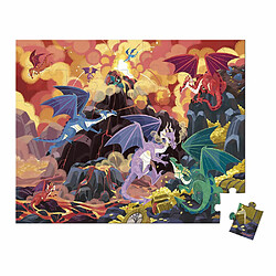 Puzzle enfant 54 pièces Terre des dragons - Janod