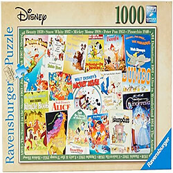 Avis Ravensburger 19874 Disney Vintage Movie Posters Puzzle 1000 piAces pour adultes, chaque piAce est unique, la technologie Softclick signifie que les piAces semboAtent parfaitement