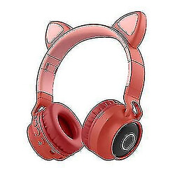 Acheter Universal Casque casque Caterpillar pliable enfant bluetooth 5.0 (violet et rose)